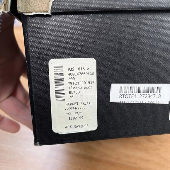 Rag & Bone Black Suede Sloane Boots Women's Size 6 NEW - Picture 13 of 13